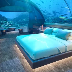 O The Muraka no Conrad Maldives é a primeira villa subaquática do mundo, proporcionando uma estadia verdadeiramente única e sofisticada.