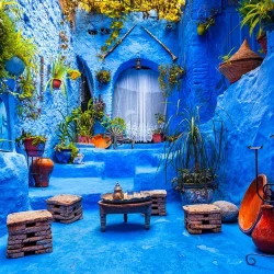 Com ruas pintadas de azul, esta cidade nas montanhas do Rif proporciona uma experiência exclusiva longe das multidões.